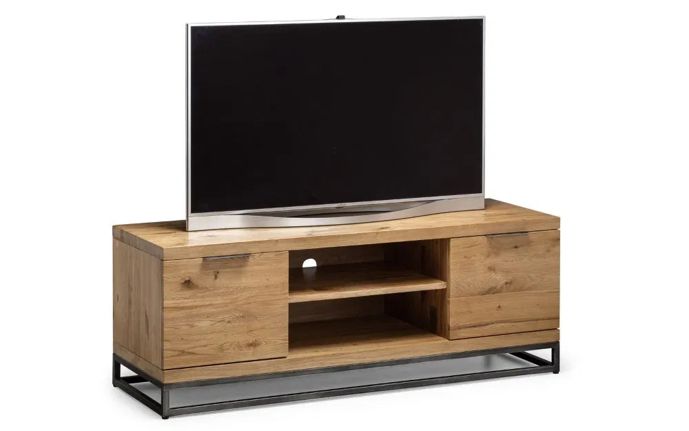 Alberta Natural Oak Wood TV Unit